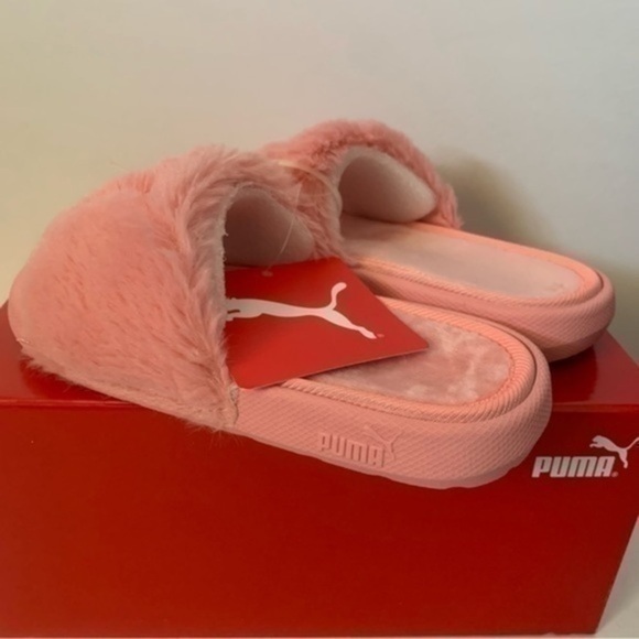 NIB. PUMA Cool Cat Faux Fur Slide Sandal - Picture 5 of 8